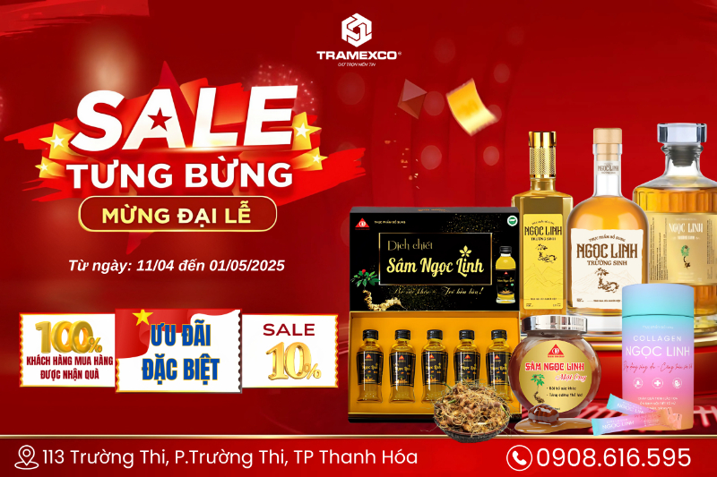 ƯU ĐÃI ĐẶC BIỆT - GIẢM 10% CHÀO MỪNG 50 NĂM GIẢI PHÓNG MIỀN NAM, THỐNG NHẤT ĐẤT NƯỚC (30/4/1975-30/4/2025)